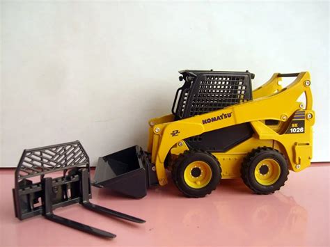 large skid steer toy|toy skid loader with forks.